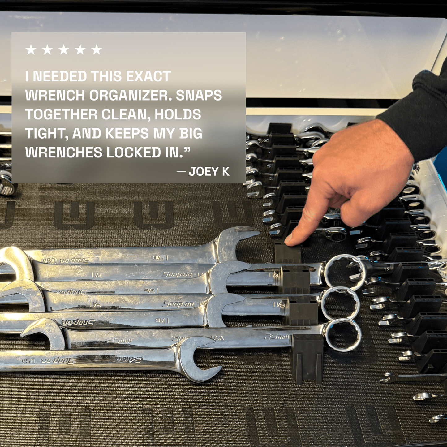 Large Wrench Organizers - Angled