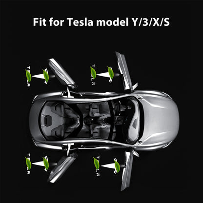 LED Logo Tesla Puddle Lights for Model 3/Y/S/X | TESERY