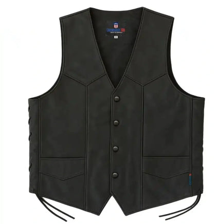 Legendary Club Style Men's Leather Motorcycle Vest