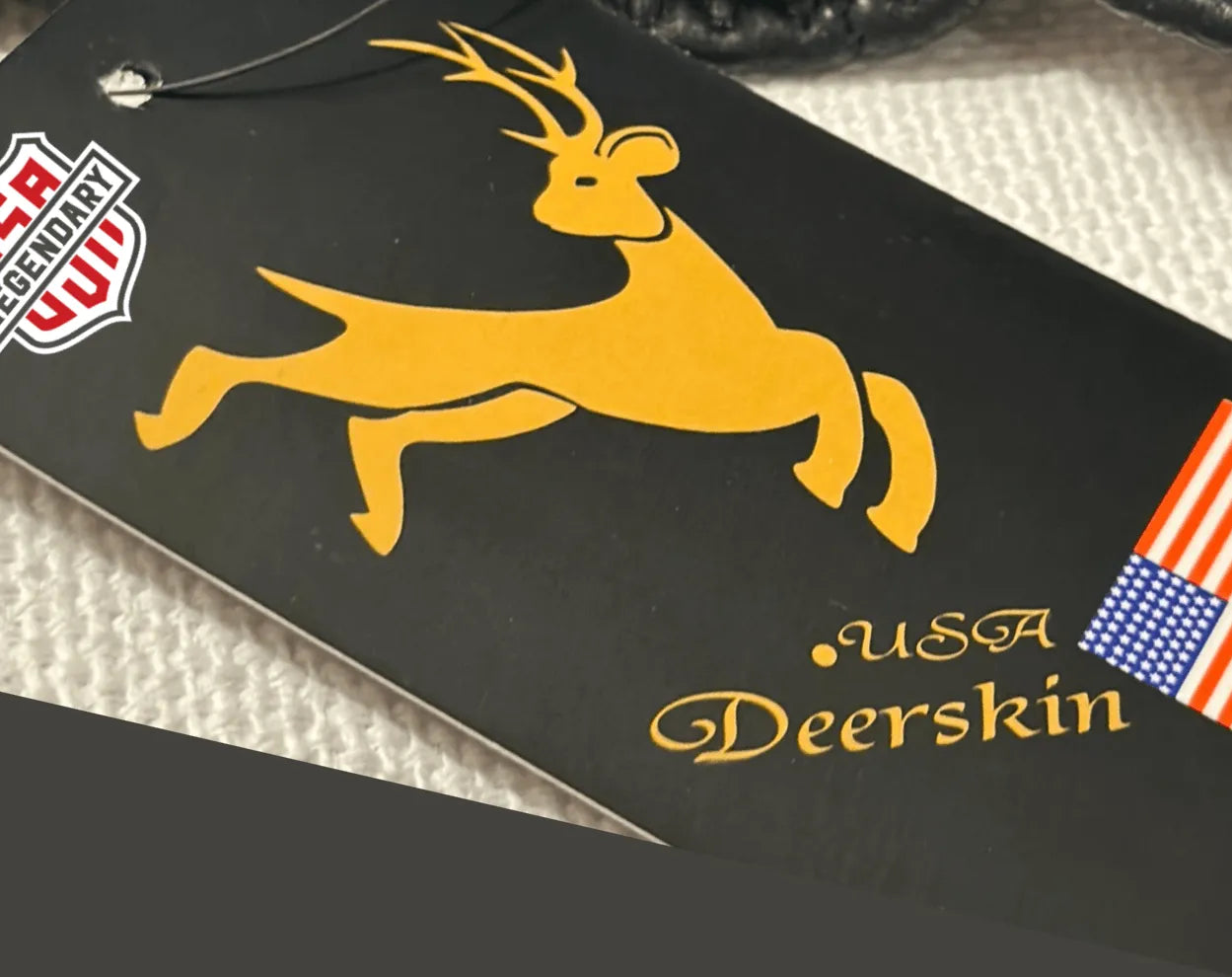 Legendary Deerskin Fingerless Motorcycle Gloves