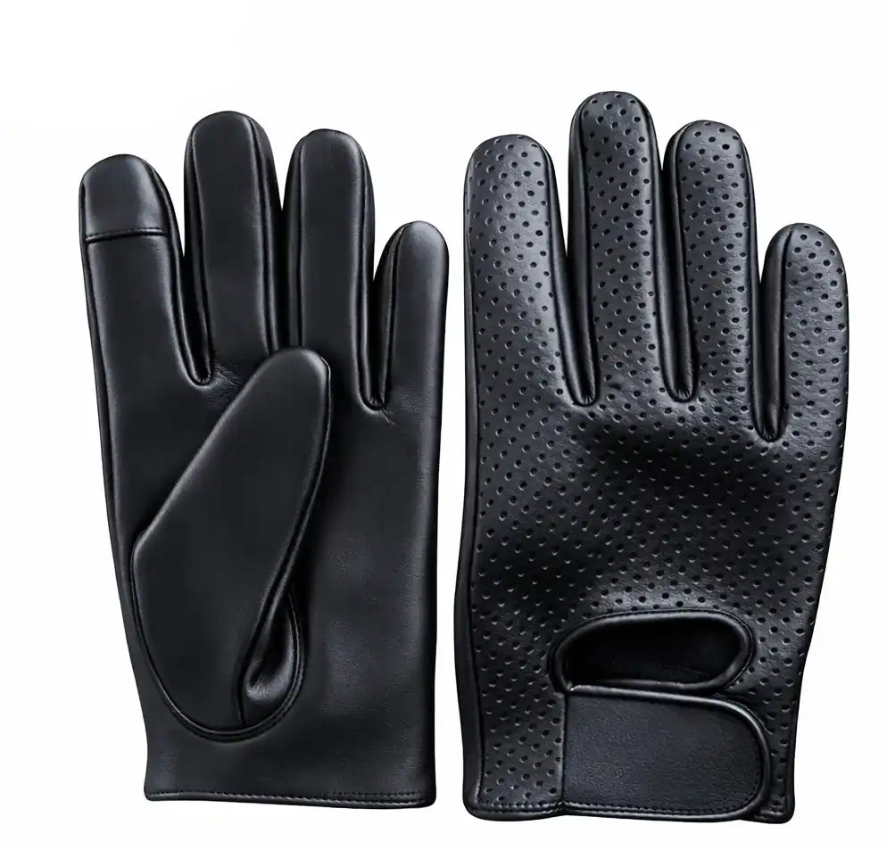Legendary Deerskin Ventilated Driving Gloves with Touchscreen
