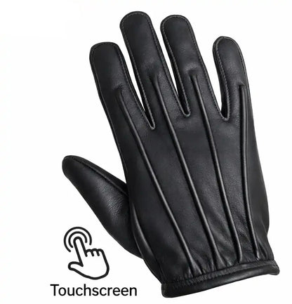 Legendary Haymakers Super Welted Short Wrist American Deerskin Motorcycle Gloves