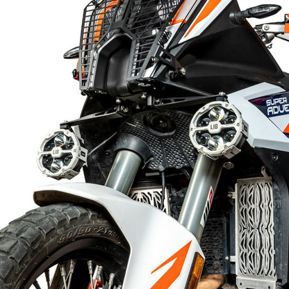 LOBOO Auxiliary Light Mount Brackets for KTM 1290 Super Adventure R (2022+)