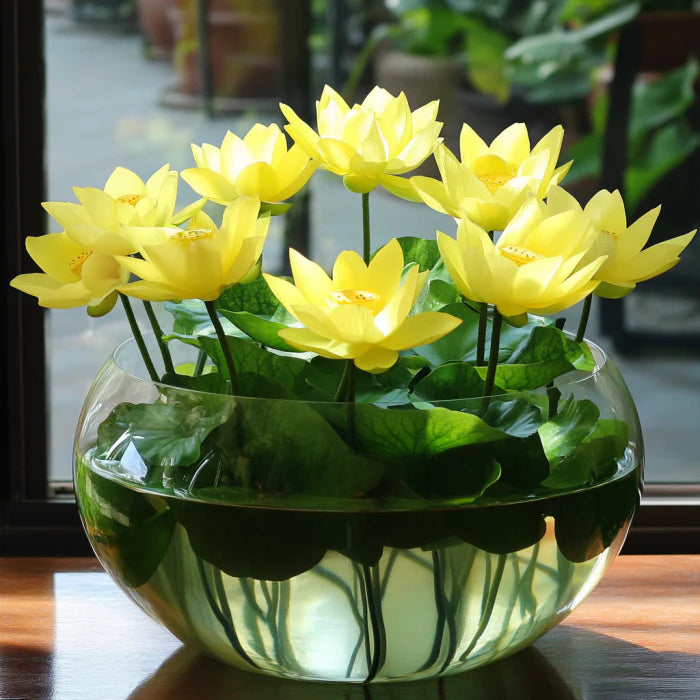 Yellow Lotus Seeds – Vibrant Aquatic Blooms for Pond & Water Gardens