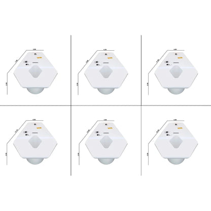 Vertix · White Conference Room Table, Tapered Hexagon