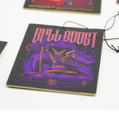 6 Pack Bull Boost New Car Smell Air Fresheners 45 ENTRIES