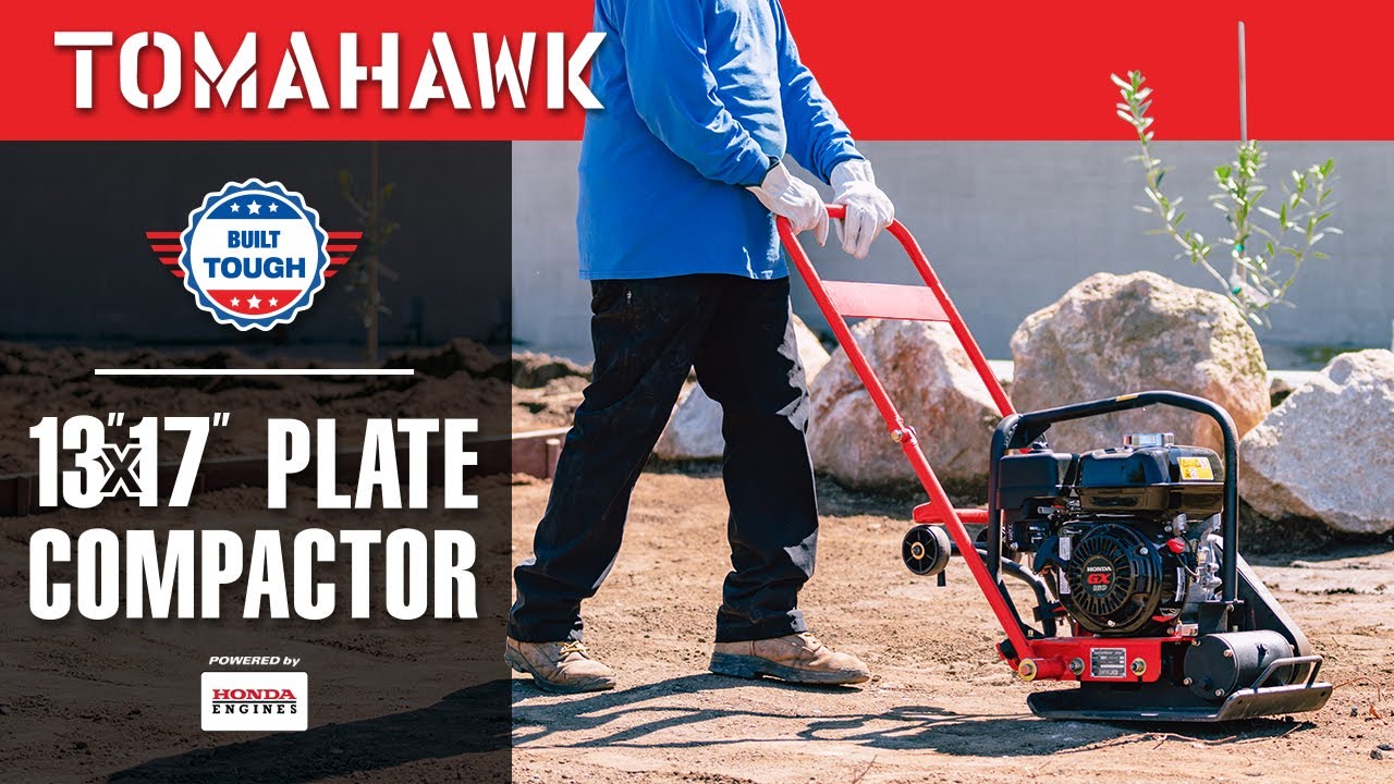 5.5 HP Honda Vibratory Plate Compactor for Soil Compaction Tamper 3 Year Warranty