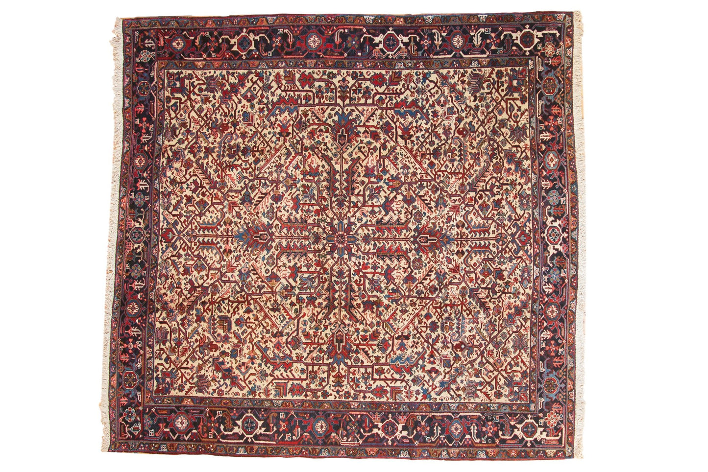 9.5x10 Vintage Mehrivan Square Carpet