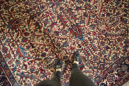 9.5x10 Vintage Mehrivan Square Carpet