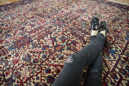 9.5x10 Vintage Mehrivan Square Carpet