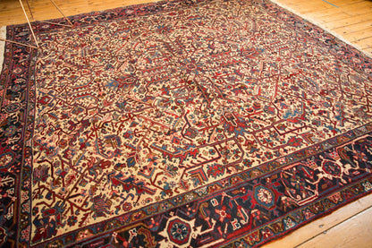 9.5x10 Vintage Mehrivan Square Carpet