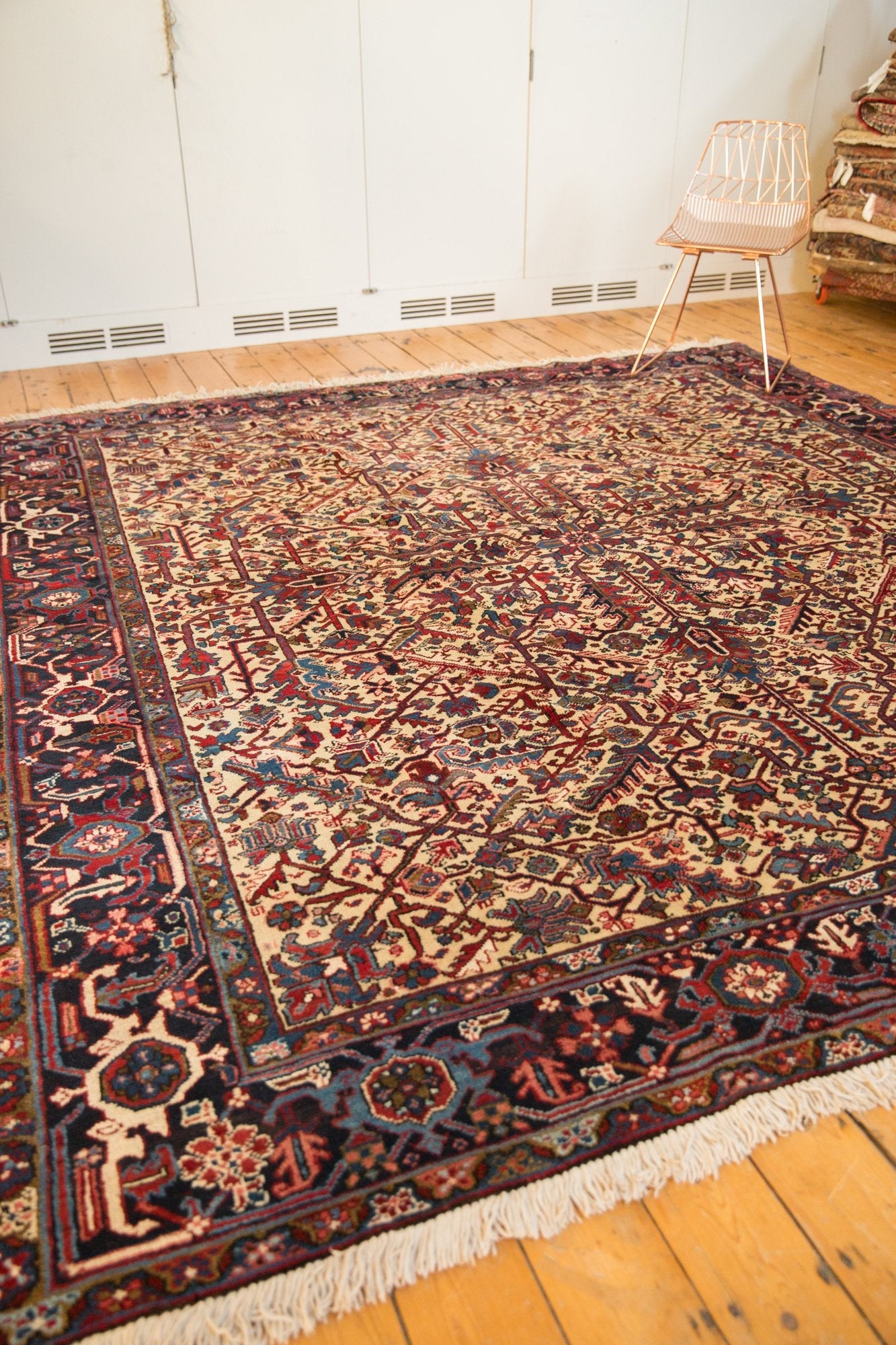 9.5x10 Vintage Mehrivan Square Carpet