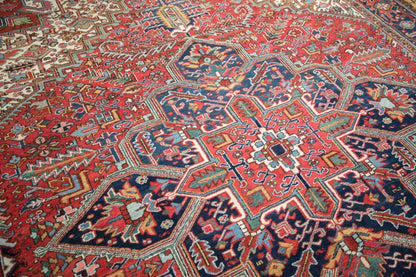 9.5x12.5 Vintage Mehrivan Carpet
