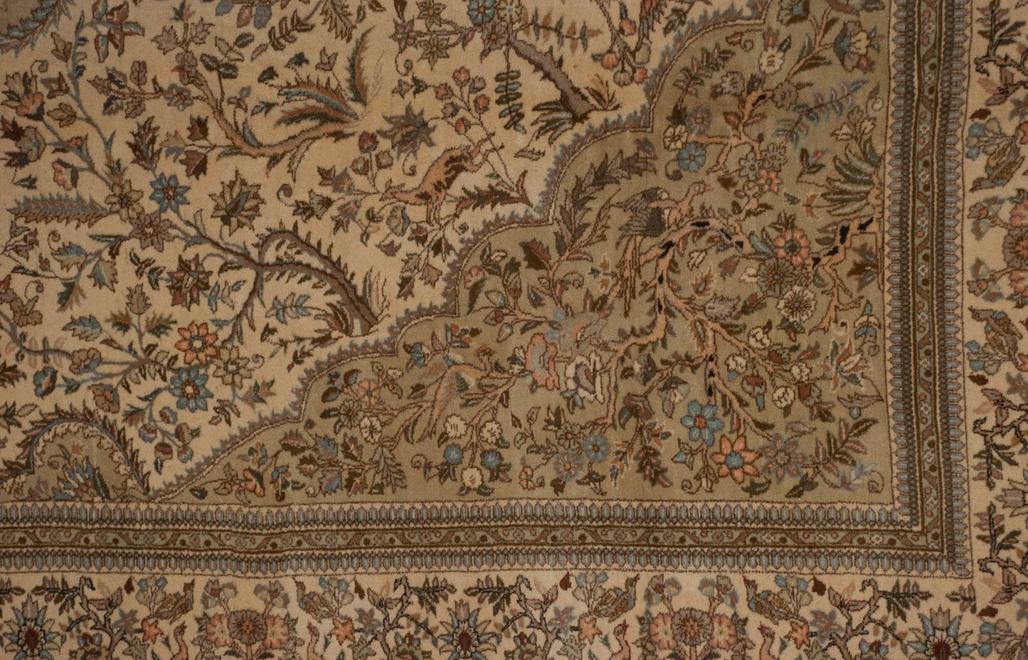 10.5x16 Vintage Tabriz Carpet