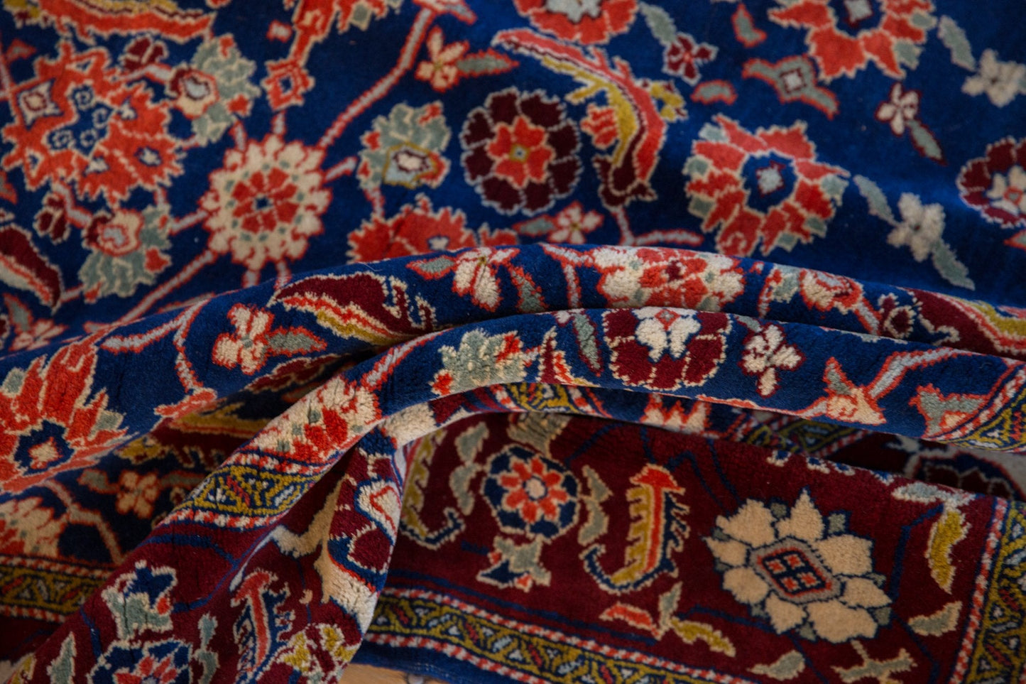 5x7 Vintage Fine Russian Bijar Design Rug