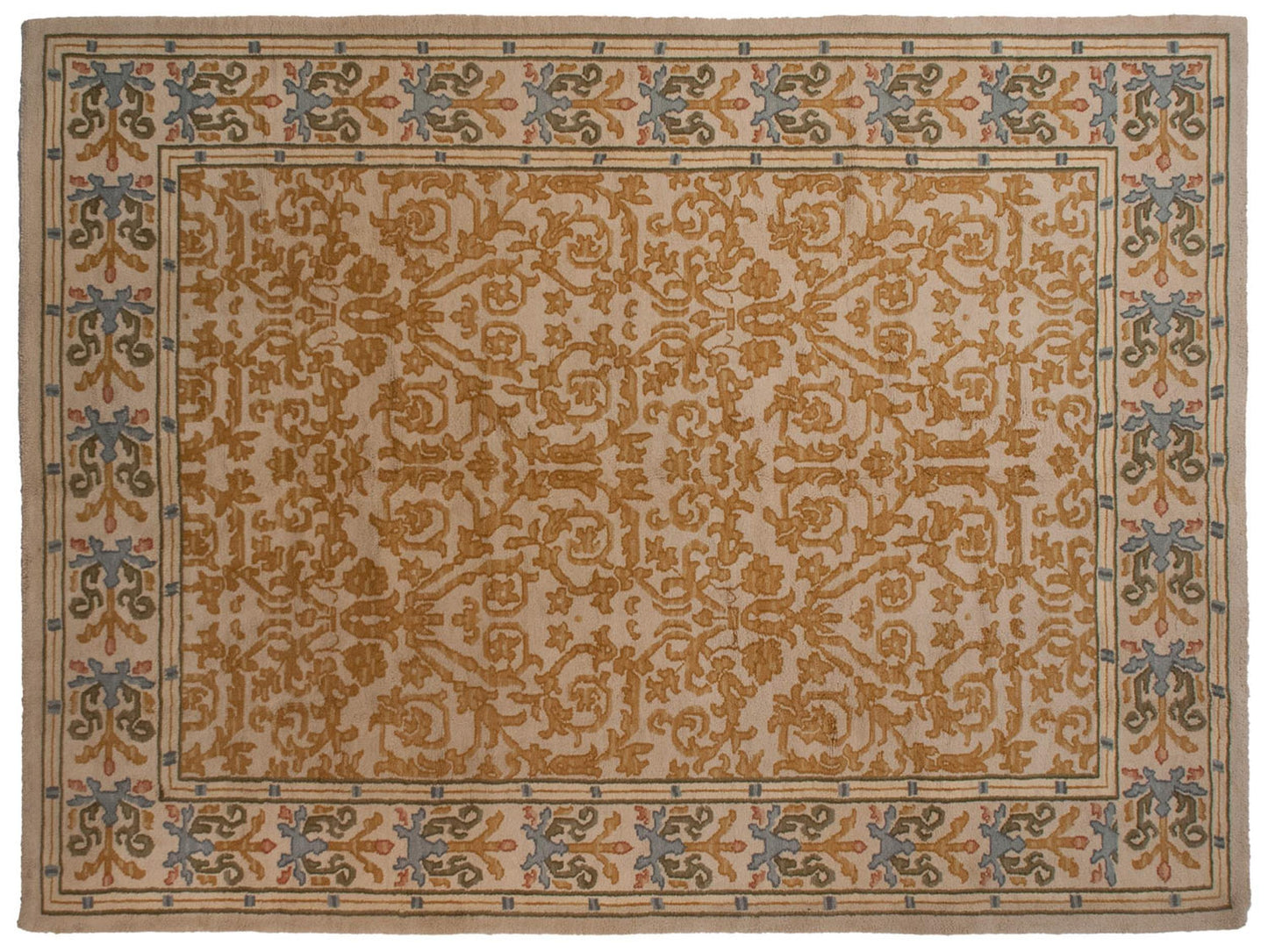 9x12 Vintage Spanish Arts And Crafts Design Carpet