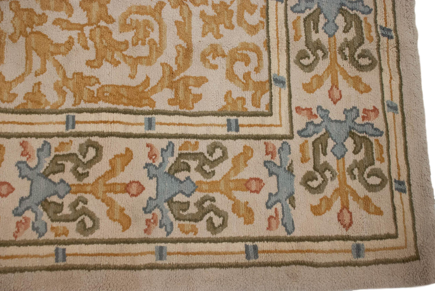 9x12 Vintage Spanish Arts And Crafts Design Carpet