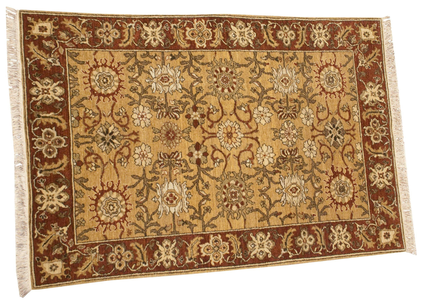 4x6 Vintage Armenian Sultanabad Design Rug