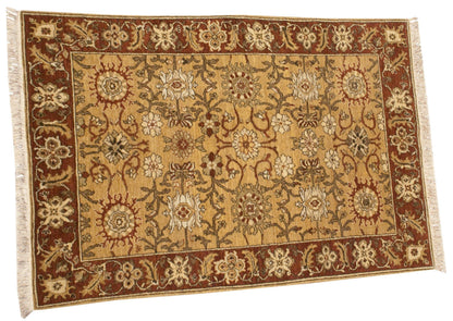 4x6 Vintage Armenian Sultanabad Design Rug