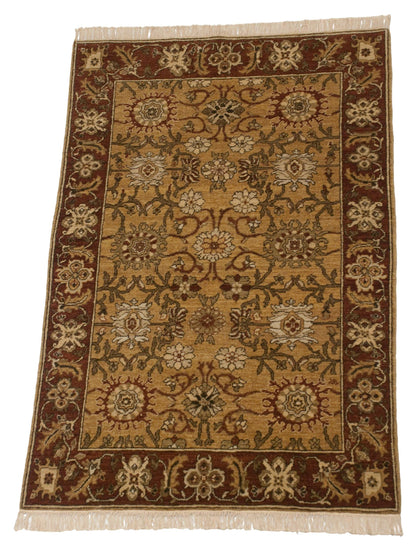 4x6 Vintage Armenian Sultanabad Design Rug