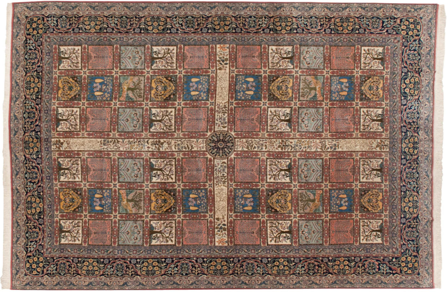 12x17.5 Vintage Bulgarian Kerman Design Carpet