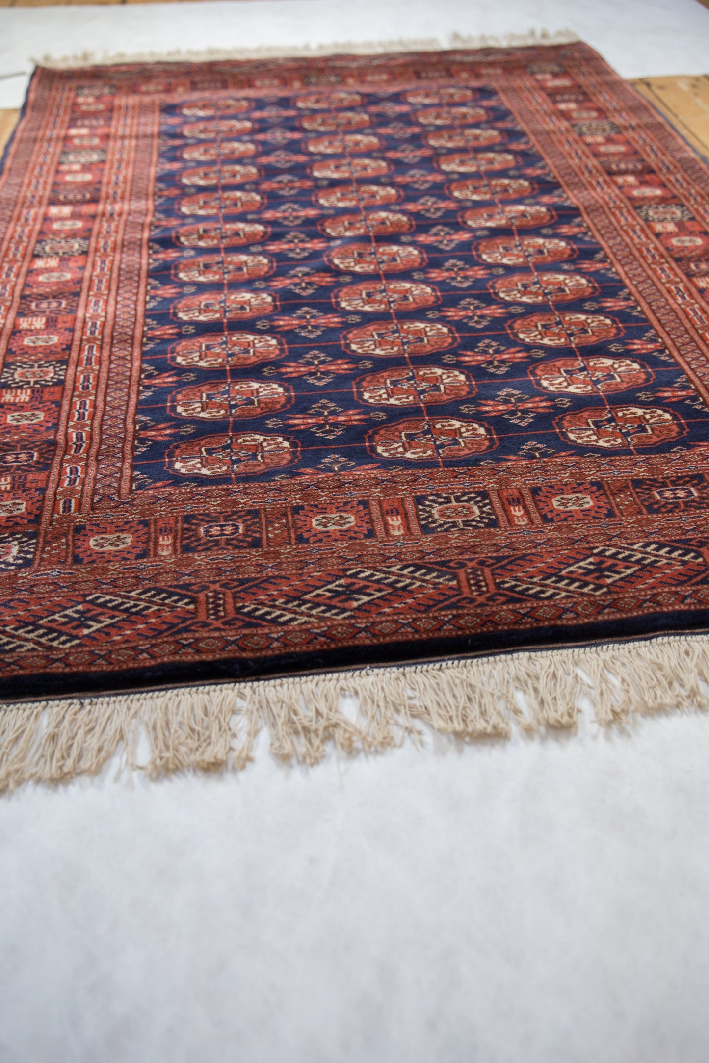 4x6 Vintage Fine Bokhara Rug