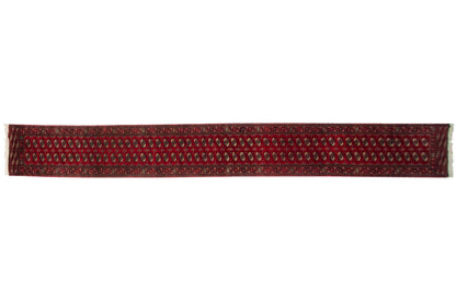 2.5x21.5 Vintage Fine Bokhara Rug Runner
