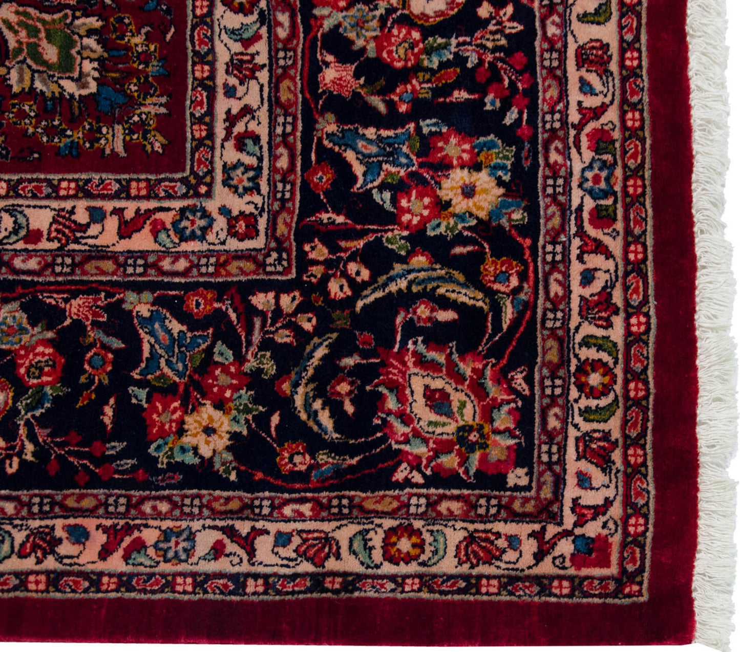 12x12 Vintage Fine Sarouk Square Carpet
