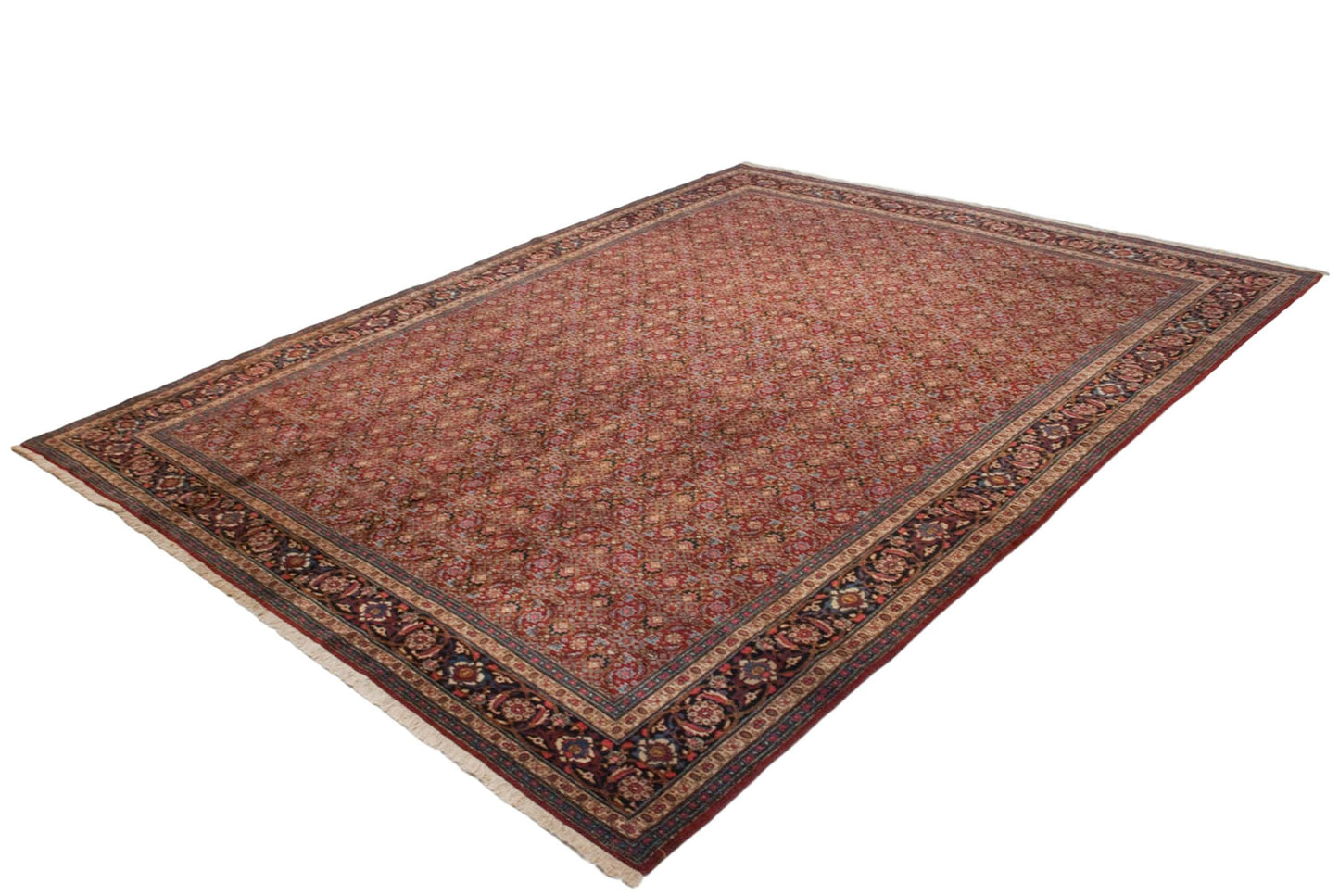 11x14 Vintage Tabriz Carpet