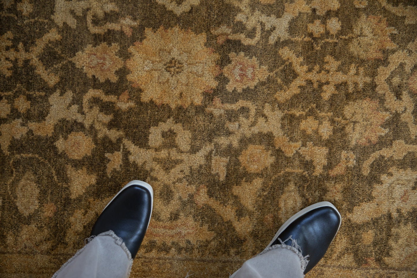 4x6 New Gold Wash Indian Oushak Design Rug