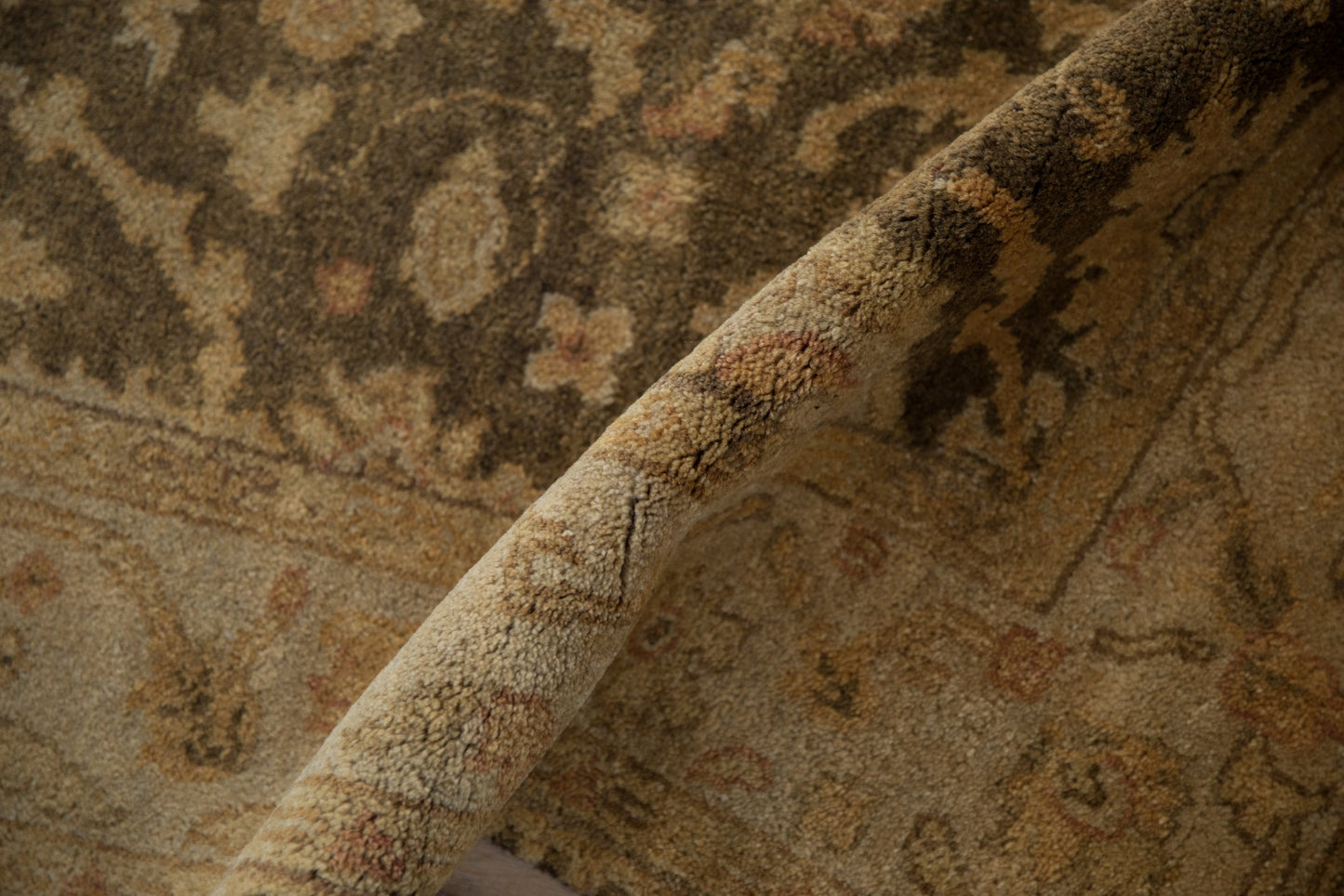 4x6 New Gold Wash Indian Oushak Design Rug