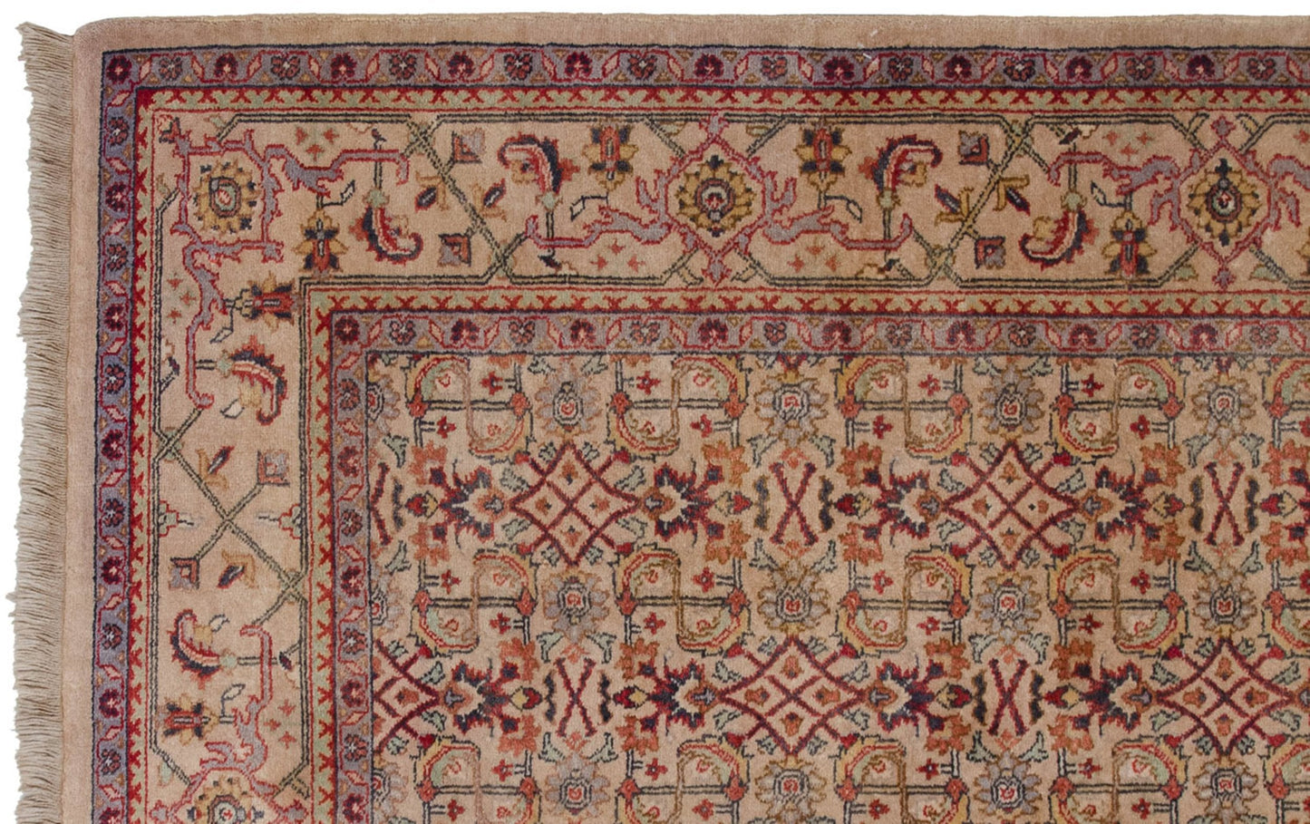 6x9 Vintage Indian Mahal Design Carpet