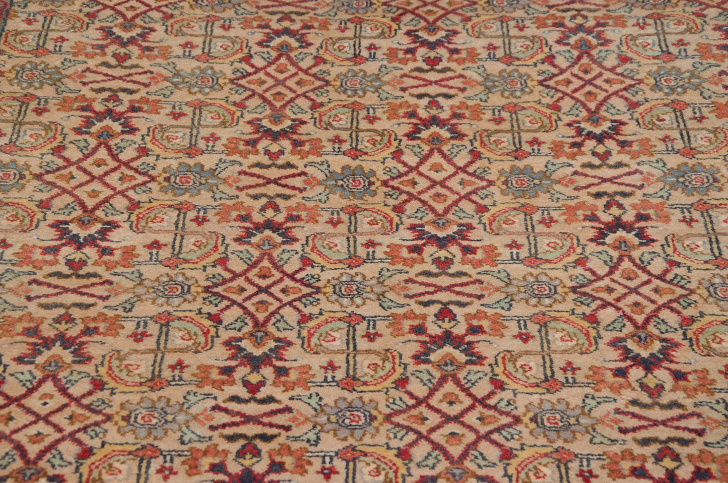 6x9 Vintage Indian Mahal Design Carpet