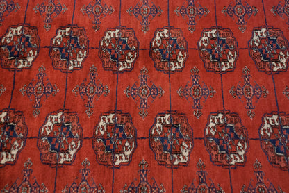 9x12.5 Vintage Fine Bokhara Carpet