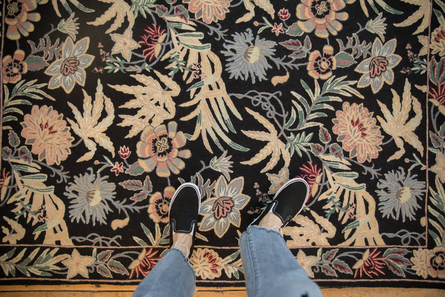 4x6 Vintage Chainstitch Rug