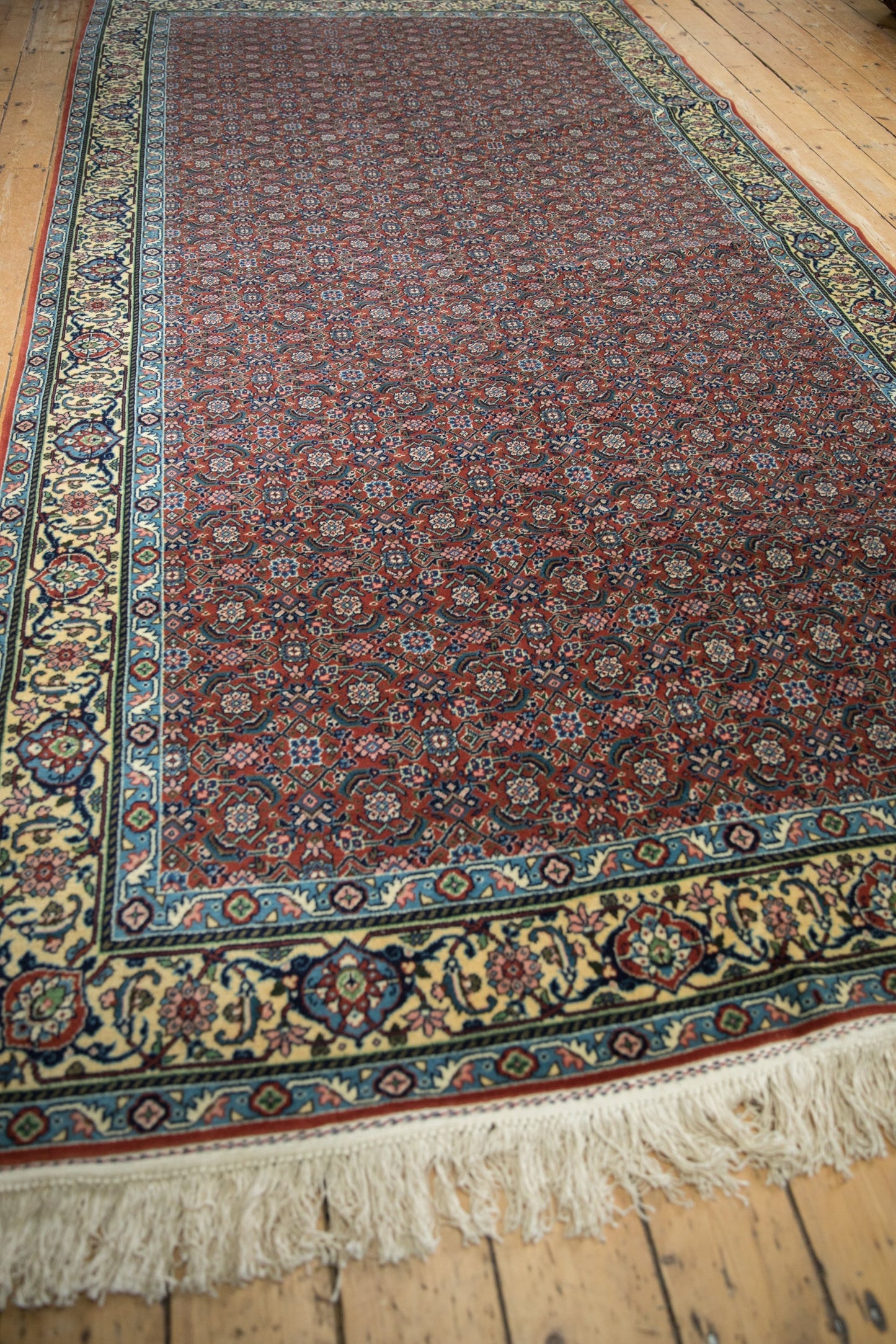 6x12 Vintage Bulgarian Tabriz Design Rug Runner