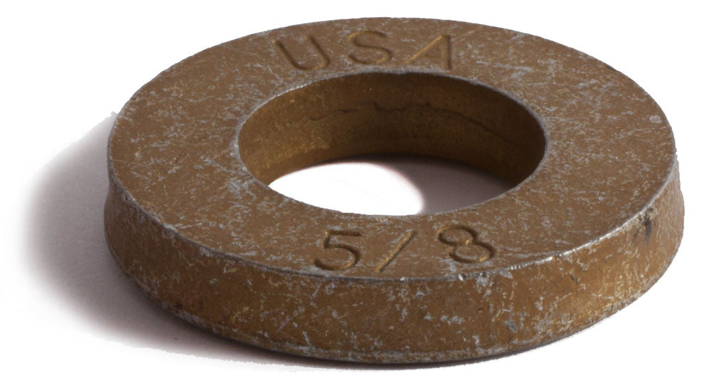 5/8 Extra Thick USS Flat Washer Yellow Zinc Plated