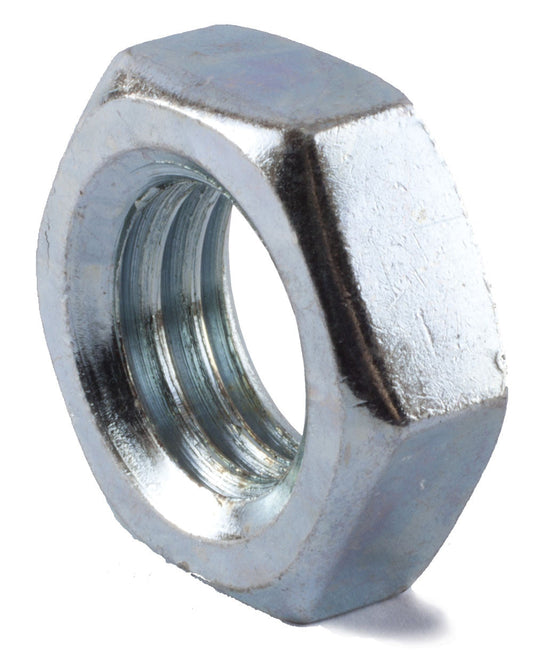 7/16-20 Hex Jam Nut Zinc Plated