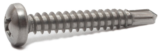6-20 x 1 Phillips Pan Self Drill Screw 410 SS