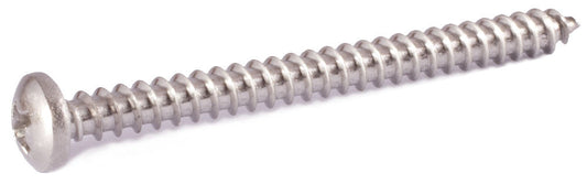 6 x 1 Phillips Pan Sheet Metal Screw 18-8 (A2) Stainless Steel