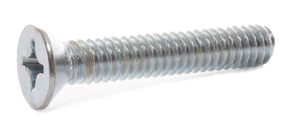 10-32 x 1 Phillips Flat Machine Screw Zinc