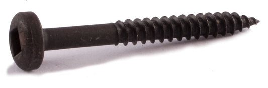 6-9 x 1 1/2 Square Pan Face Framing Screw Coarse T17 Black Oxide - Carton (7,000)