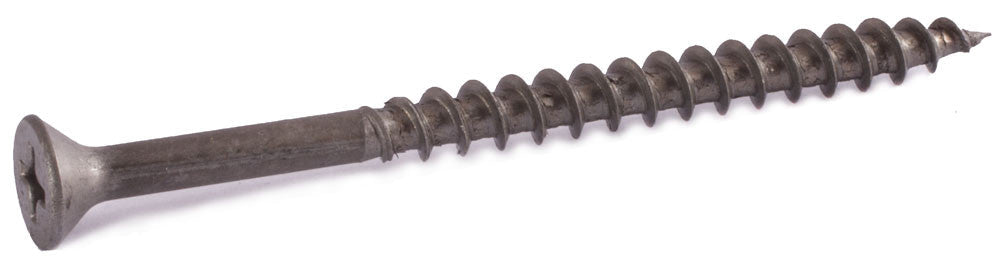 9 x 3 Phillips Flat Particle Board Screw Plain & Lubed - Carton (2,000)