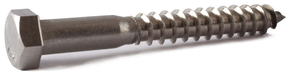 5/16 x 1 1/4Hex Lag Screw 18-8 (A2) Stainless Steel