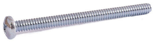 6-32 x 3 Phillips Pan Machine Screw Zinc Plated