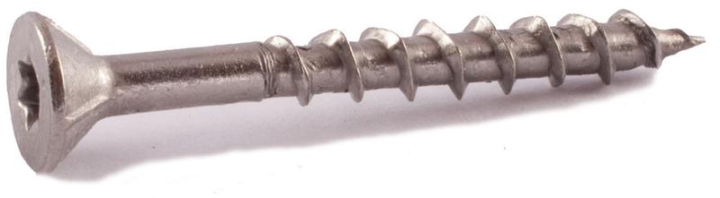 #8 x 2 Simpson Flat-Head Deck-Drive™ DWP Wood Screws 305 Stainless Steel (T20) - Box (350)