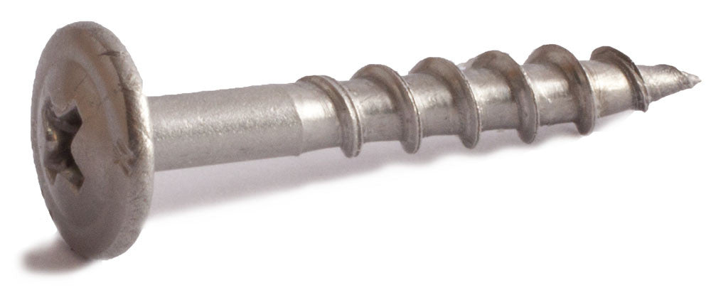 8 x 3/4 Simpson Mod Truss-Head Wire Lath Screws - Phillips Drive 305 SS - Carton (1000)