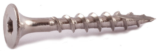 6 x 1 1/4 Simpson Bugle-Head Wood Decking Screws - 6-Lobe Drive 305 SS - Bulk Pail (5000)