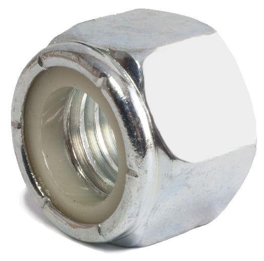 1 1/8-7 Nylon Insert Locknut Zinc Plated