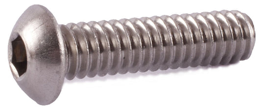 0-80 x 1/2 Button Socket Cap Screw 18-8 (A2) Stainless Steel